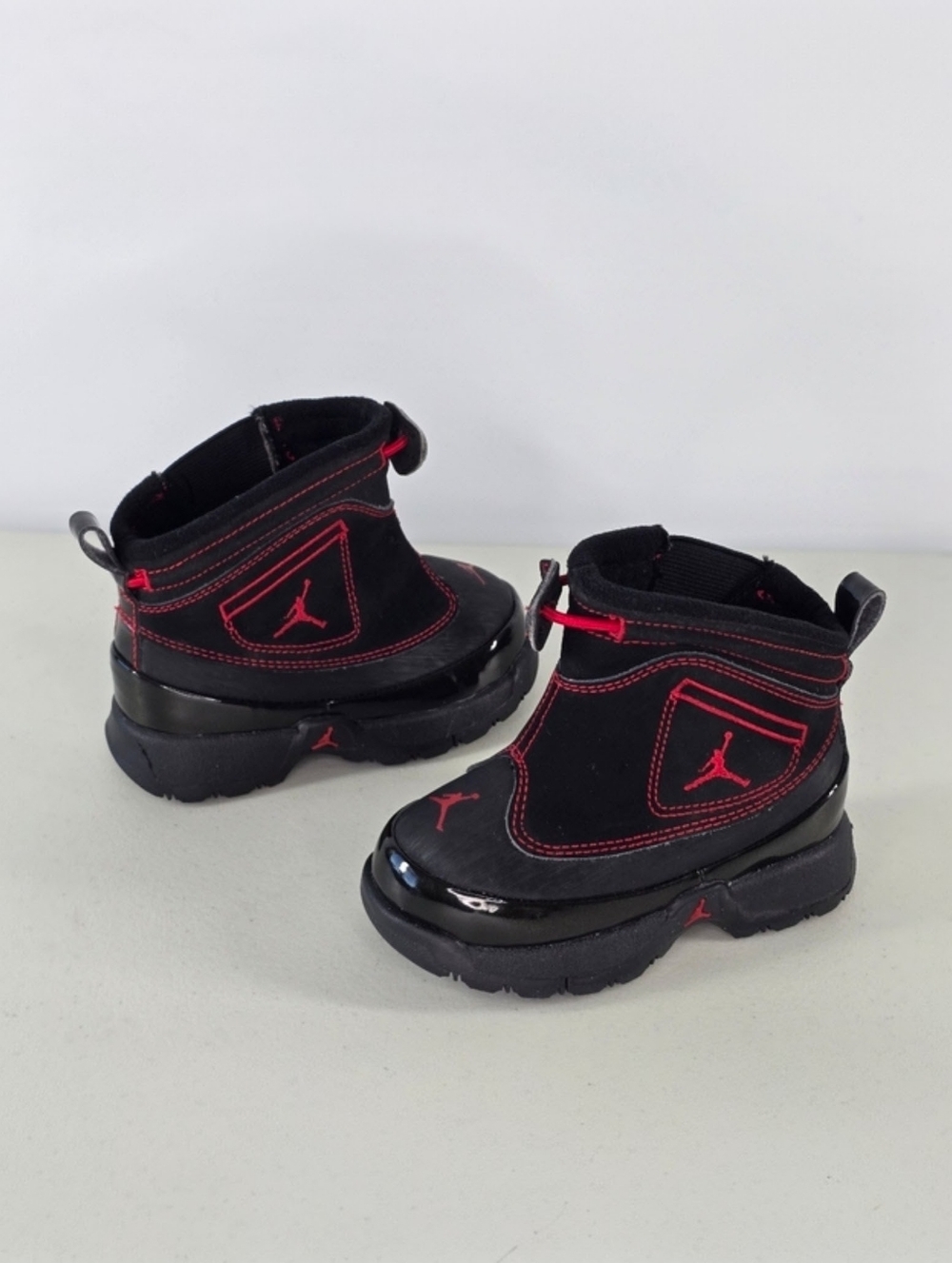 Jordan Toddler Boots Black Red Retro Jumpman Size Unisex Size 6